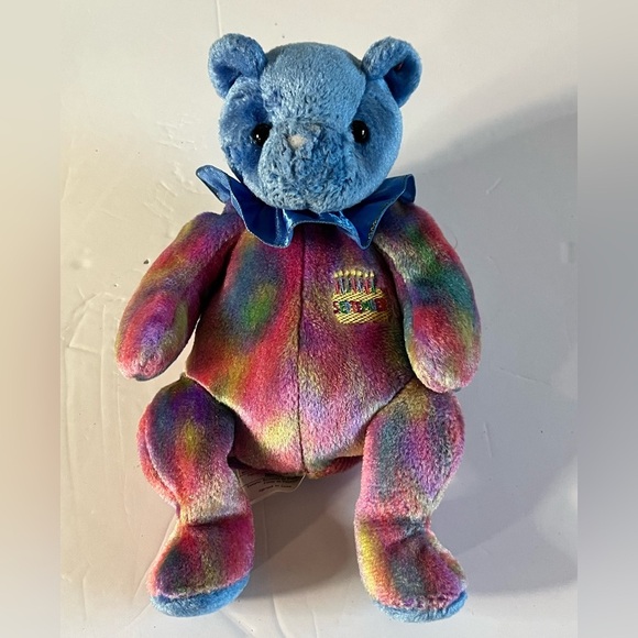 Lot of 2 Vintage Ty Beanie Boppers Birthday Bears – August & September - Picture 5 of 10